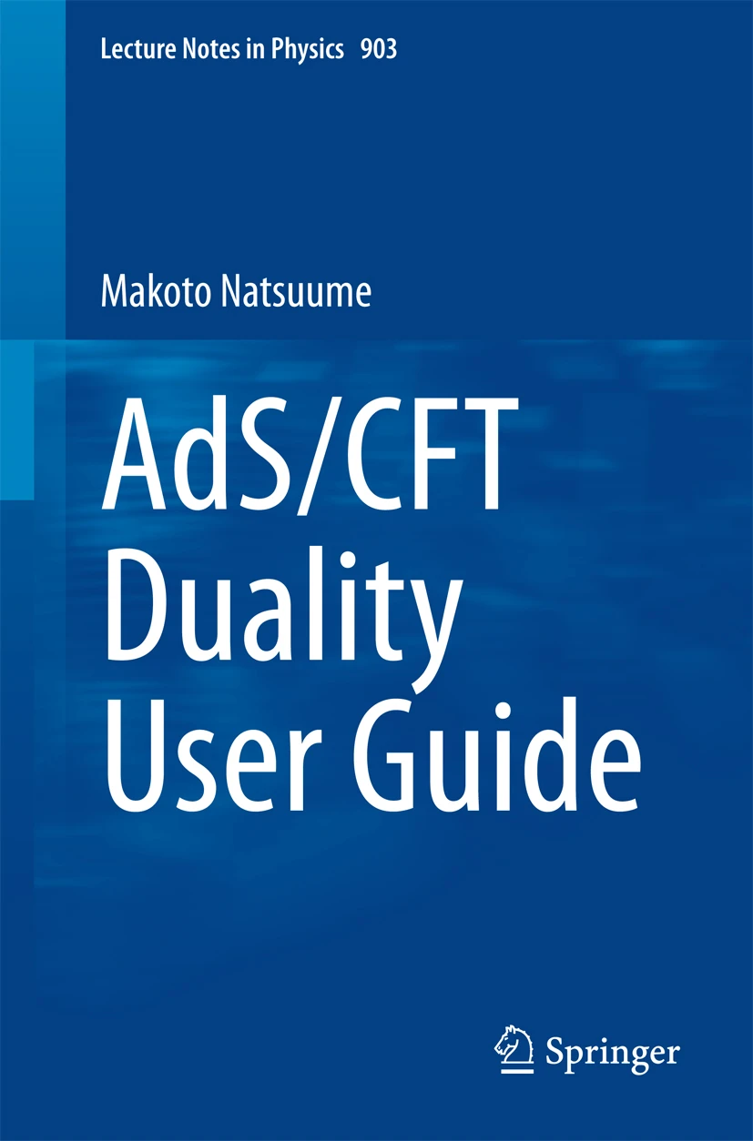 AdS/CFT Duality User Guide封面